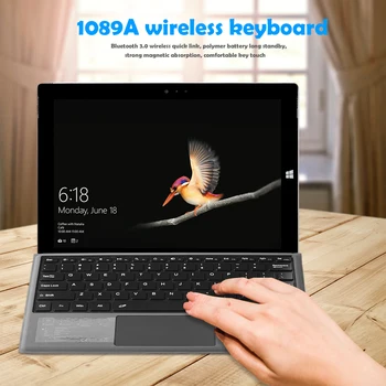 Bluetooth, združljiva 3.0 za ponovno Polnjenje Tabličnega Tipkovnici za Microsoft Surface Pro 3/4/5/6/7 Prenosna Brezžična Tipkovnica z Sledilno