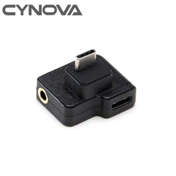 CYNOVA za DJI OSMO Akcijskih Vlog Kamera Mikrofon Spojnik USB-C Adapter Izboljša Kakovost Zvoka Audio Prenos