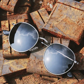 2020 Klasičnih Polarizirana sončna Očala Gothic Letnik Steampunk sončna Očala Unisex Modna Ultralahkih 15g Očala Roza Ogledalo Odtenki
