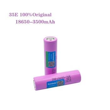 2021 Prvotne Za 18650 3500mAh 20A razrešnice INR18650 35E 3500mAh 18650 Li-ionska baterija 3,7 v dc baterija za ponovno Polnjenje