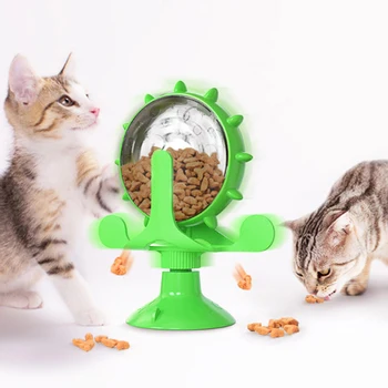 Pasje Hrane Teaser Container Igrača Hranjenje Obračanje Vetrnica Kuža Sesalni Uhajanje Interaktivne Igre Cat Usposabljanje Puzzle Igre