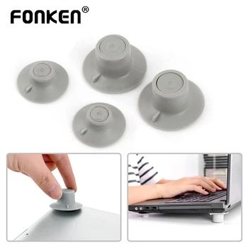 FONKEN 4pcs Laptop Stand Noge Toplote Zmanjšanje Tipke Za Samsung Macbook Hlajenje Mat Prenosni Prenosni Sesalna Noge Nastavite Hladilnik Imetnika