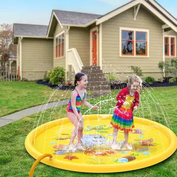 170 cm Baby Otroci Vode Mat Igranje Iger Vodni Stolpec PVC Vodnjak Float Bazen Spray Prostem Kadi, Bazen, Igrače Summer Party