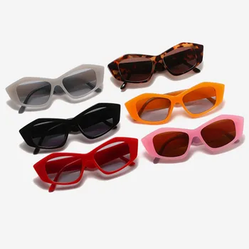 Nova Moda Nezakonitih Mala Sončna Očala Za Ženske Oblikovalec Leopard Sončna Očala Luksuzne Blagovne Znamke Retro Očala Letnik Trend Odtenki