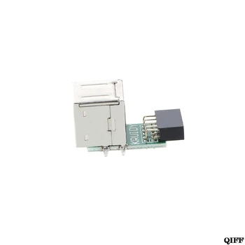 Spusti Ladje&Debelo Notranji Motherboard 9Pin 2 Vrata USB 2.0 Ženski Adapter Pretvornik PCB Board APR28