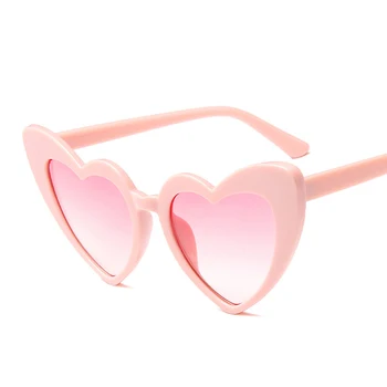Moda V Obliki Srca Sončna Očala Ženske V Obliki Srca Sončna Očala Kovinski Velik Okvir Stranka Osebno Očala Potovanja Igra Zrcalne