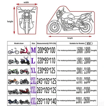 Motocikel kritje nepremočljiva Pit Bike Primeru Za BMW F800R K1600 GT F800 GS 800 R1200R K1300S R1250GS C600 SPORT Moto Dodatki