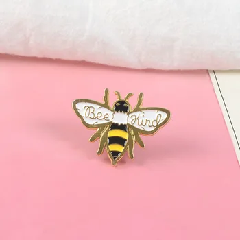 Risanka Ustvarjalne Čebel Živali Modeliranje Pop-Emajl Pin River Značke Broška Smešno Modni Nakit Oblačila Žep Dodatki