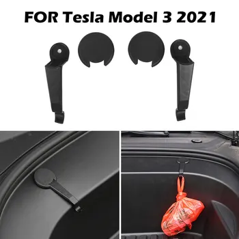 2pcs Avto Sprednji Prtljažnik Trgovina Vrečko Kljuke Frunk Vijak Pokrov za Tesla Model 3 2021 Pribor Avtomobilski Notranje opreme Blago