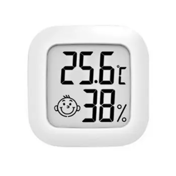 Mini Indoor Termometer Digitalni LCD Temperaturni Senzor Vlažnosti Merilnik Termometer Soba Higrometer Gauge