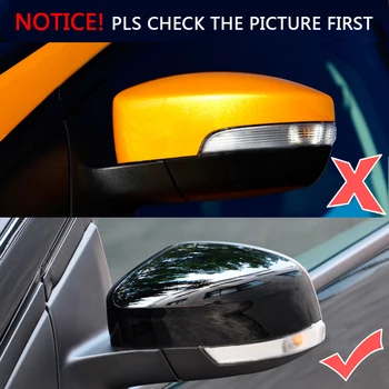 2pcs Dinamično Vključite Opozorilne Luči LED Strani Krilo Rearview Mirror Kazalnik Blinker Luč Za Ford Focus 2 3 Mk2 Mondeo Mk3 Mk4 EU