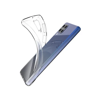 Nov Prihod Jasno Telefon Primeru Funda za Samsung Galaxy F52 5G F62 M62 4G Coque Capa Mehak Prozoren Silikonski Tanke Nazaj Zajema