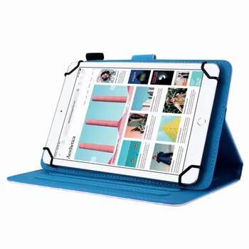 Modni Usnja Flip Stojalo Držalo za Kartico Univerzalnih Tablet Zaščitnik Primeru za Vse Tablet 9.1-10.5 palčni iPad, Samsung Tab in tako naprej