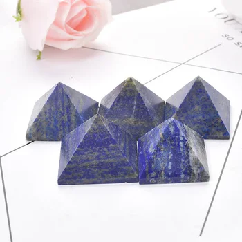 1PC Naravnih Lazuli Piramida Energije Kamen Poliran Reiki, Obelisk, Kristali Kremena Točka Stolp Doma Dekoracijo Meditacija Mineralne Rude