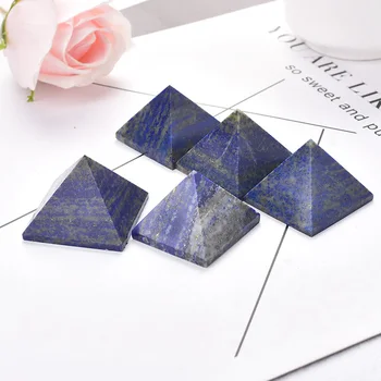 1PC Naravnih Lazuli Piramida Energije Kamen Poliran Reiki, Obelisk, Kristali Kremena Točka Stolp Doma Dekoracijo Meditacija Mineralne Rude