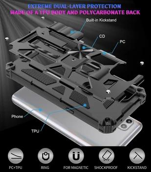 Krepak Oklep Primeru Telefon Za Motorola Ena G Pisalo Power Play 5G ACE 2021 Avto Magnetne Shockproof Varstvo Oporo Zadnji Pokrovček