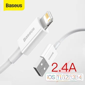 Baseus USB Kabel Za iPhone Kabel 11 12 Max Pro Xs Xr X SE 8 7 6 Plus 6s Podatkov Žice Kabel Hitro Kabel Polnilnika Za iPad Zraka mini 4