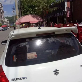 Uporabite Za Suzuki Swifts 2007-Leto Univerzalno Spojler ABS Plastike Ogljikovih Vlaken Videz Strehe Zadaj Krilo Car Body Kit Pribor