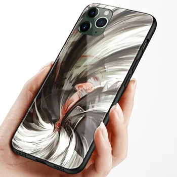Kakashi Hatake Anime Kaljeno Steklo Mehki Silikonski Primeru Telefon Za iPhone SE 6s 7 8 Plus X XR XS 11 Pro Max Kritje Lupini