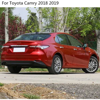 Za Toyota Camry 2018 2019 2020 2021 karoserije zadnji Zadnji Meglo Obrvi Trim Svetloba Svetilke Okvir Palico ABS Chrome Kritje 2pcs