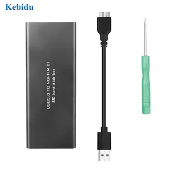 USB 3.0, DA NGFF(M. 2) SSD 6Gbps SSD Ohišje Adapterja Shranjevanje Primera z UASP, ki se Uporablja za 2230 / 2242 / 2260 / 2280 mm