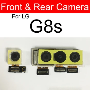 Spredaj & Zadaj Glavna Kamera Modul Za LG G8s ThinaQ G810EAW LM-G810EAW Majhne Sooča & Nazaj Velik Fotoaparat Nadomestni Deli