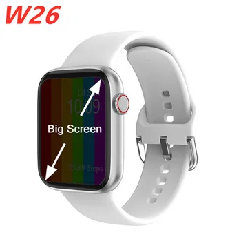W26 Pametno Gledati 1.75 palčni Poln na Dotik Melišča Pametno Gledati Za Moške, Ženske Iwo 12 Pro IP68 Smartwatch za Android
