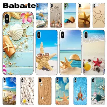 Babaite Poletje plaža zvezda Stranke Visoke Kakovosti Primeru Telefon za iPhone 6S 6plus 7 7plus 8 8Plus X Xs MAX 5 5S XR
