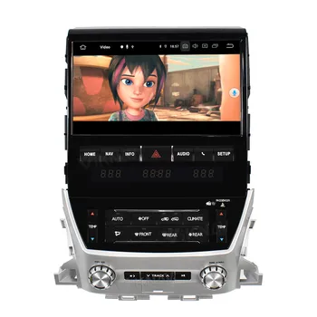 10.1 inch Android avto radio, DVD predvajalnik Za Toyota Land cruiser GXR VXR 2008-2021 GPS Navigacija Igralec 2din