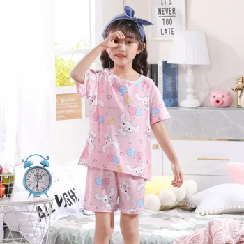 Otroško Otroci Dekleta Pižame Iz Novih Kratek Rokav Sleepwear Homewear Oblačila More Dekle, Fant Pajama Določa