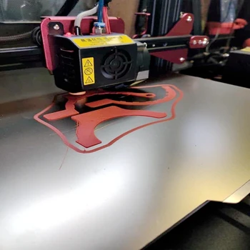 ENERGIČNA Novo 360x360mm Odstranitev Spomladi Jekla PEI Flexplate Toplote Posteljo Graditi Ploščo z Magnetno Bazo za Tornado 2 Pro 3D Tiskalnik