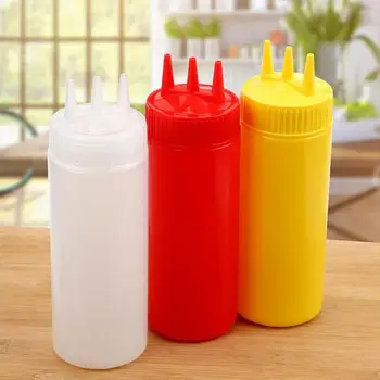 3 luknjo stisnite stekleničko navoj stisnite stekleničko hrana razred plastičnih solata steklenico ketchup, gorčica omako iz majoneze sojino omako iz oljčnega