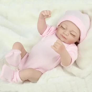 11 Inch Mehki Silikonski Novorojenčka Lutke Realne Newborn Baby Dekle Za Prodajo Veren Lutke Otroka Otroci Soigralec Dekle Darilo 28 cm