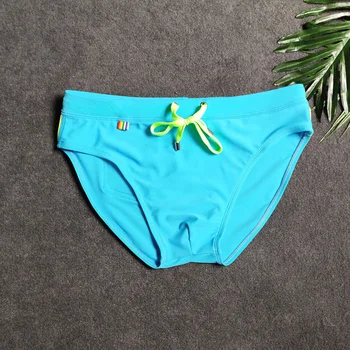 Blagovne znamke moda za moške mavrica element trikotnik seksi plavanje hlače enostavno Seksi Bikini Kopalke