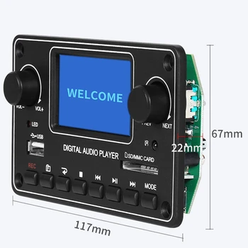HFES TDM157 Predvajalnik MP3 Dekoder Odbor Visoke Kakovosti Digitalnega Predvajalnika USB, SD, BT Predvajalnik Glasbe Modul