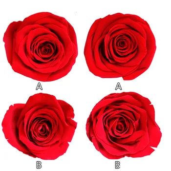 Konzervirane Rose Cvetje Nesmrtni Rose 4-5 CM Premera Mater Dan DIY Poroko Večno Življenje Cvet Materiala Darilo 8pcs/Box Raven B