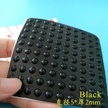100 kozarcev 5 mm*2 mm samolepilni mehko anti slip odbijači silikonske gume blazine noge veliko silikagel blažilec
