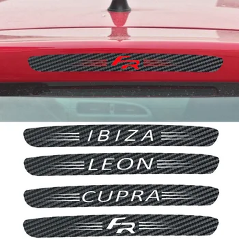 Avto Styling Ogljikovih Vlaken Slog FR Zavorna Luč Nalepke Za Seat Leon FR Ibiza Cupra Altea Exeo Formula Nalepke Avto Dodatki