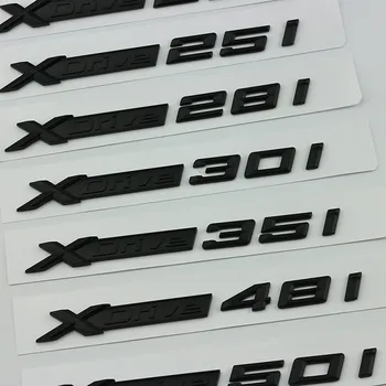Novi XDrive 20i 25i 28i 30i 35i 40i 50i 20 d 30 d 35d 40d 50d Fender Emblem Značko za BMW X3 X4 X5 X6 X7 Prtljažniku Avtomobila Nalepka