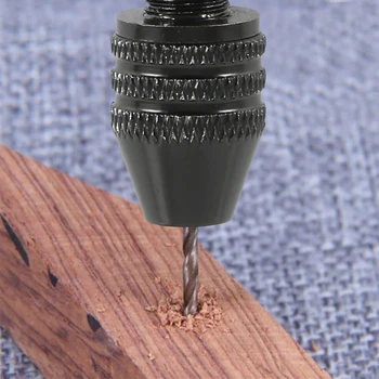 49 kos Mini Micro Aluminija Ročno Vrtanje Z brez ključa Chuck HSS Twist Drill Bit Lesnoobdelovalnih Vrtanje Rotacijski Orodja za Ročno Vrtanje Priročnik