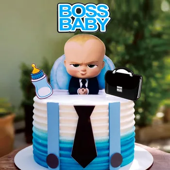 Novo Lepo Šef Happy Birthday Cake Pokrivalo Risanka Baby Cupcake Toppers Za Otroke Rojstni Dan Torta Okraski Baby Tuš