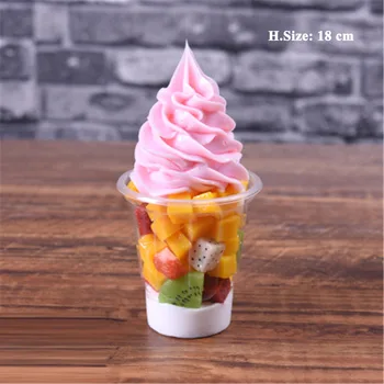 Simulacija ponaredek sladica hrane rekviziti hotel cafe bar, pekarna sladico hiša trgovina trgovina dekor sundae sadje ice cream model za torto igrače