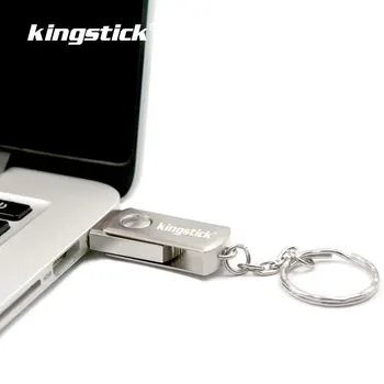 Kovinski Bliskovni pomnilnik USB 2.0 Pero Disk 256GB 8GB USB Disk 128GB 32GB 64GB Pendrive USB ključ z Keychain darilo Bliskovnega Pogona