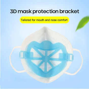 10pcs 3d Usta Masko Podporo za Enkratno uporabo Maske Notranji Nosilec za Dihanje Pomoč Pomoč Notranji Pad Nosilec Masko Imetnik Dihanje Ventil