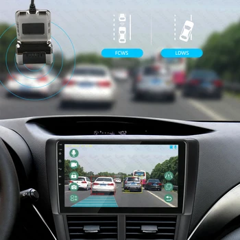 ADAS Dash Cam Snemalnika Videa Full HD 1080P Avto DVR za Avto DVD Android Predvajalnik Navigacija Vodja Enote/Auto Avdio Kamere Opozorilo