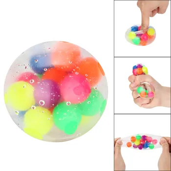 Stisnite Žogo Igrača DNK Pisane Kroglice Lajšanje Stresa Nova Moda z Roko Vaja Vaja za Roko Orodje za Otroke / Odrasle Naključno Barvo