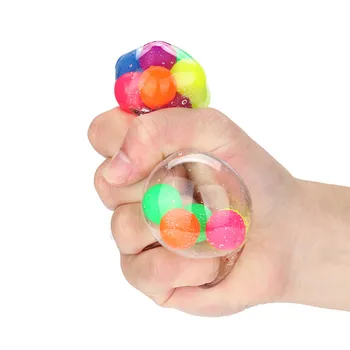 Stisnite Žogo Igrača DNK Pisane Kroglice Lajšanje Stresa Nova Moda z Roko Vaja Vaja za Roko Orodje za Otroke / Odrasle Naključno Barvo