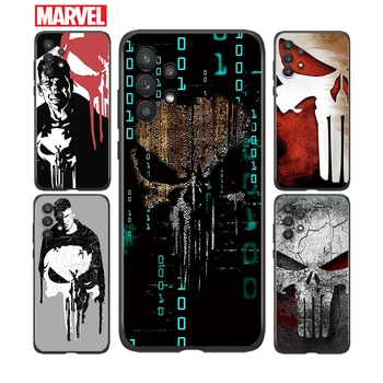 Marvel Punisher Za Samsung A91 A71 A72 A51 A52 A42 A41 A32 A31 A22 A21S A12 A11 A03 A02S A01 4G 5G Primeru Telefon
