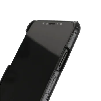 Cowhide Xs Max Primeru Za iPhone Xr Primeru Luksuznega Usnja, Hrbtni Pokrovček Shockproof Krokodil Coque Za iPhone 7 8 Plus X Xs Max Funda