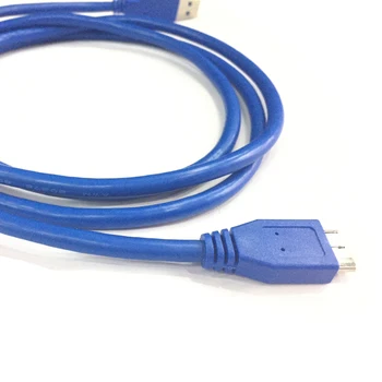USB3.0 harddisk kabel HDD kabel AM/ microUSB USB3.0 AM/mic 1,5 M 0,5 M čistega bakra modra